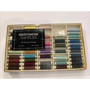 Mettler Metrosene Sampler Of 46 Spools Mettler Metrosene Thread Assorted Colors